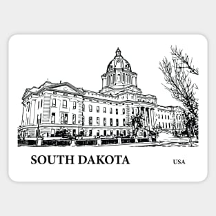 South Dakota State USA Sticker